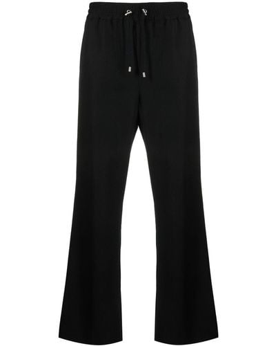 Balmain Weite Hose im Pyjama-Style - Schwarz