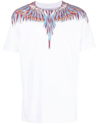 Marcelo Burlon Lines Wings Tシャツ - ホワイト