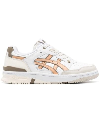Asics Ex89 Panelled-design Leather Trainers - White