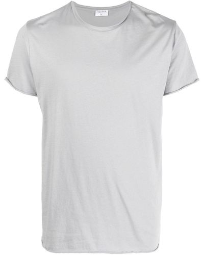 Filippa K Camiseta con cuello vuelto - Blanco