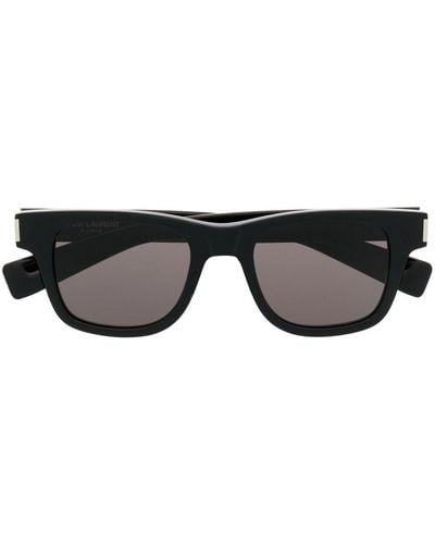 Saint Laurent Square-frame Design Sunglasses - Black