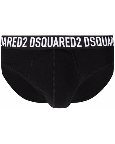 DSquared² Calzoncillos con logo y cintura - Negro