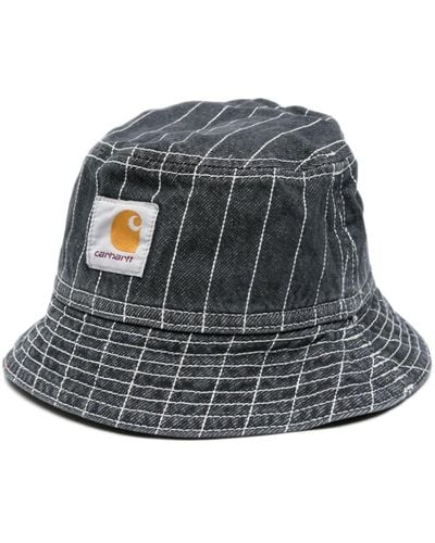 Carhartt Orlean Logo-patch Bucket Hat - Grey