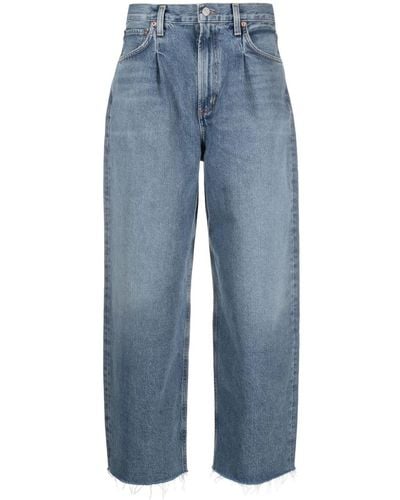Agolde Dagna High-rise Straight-leg Jeans - Blue