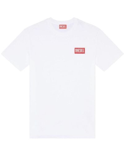 DIESEL T-danny Cotton T-shirt - White