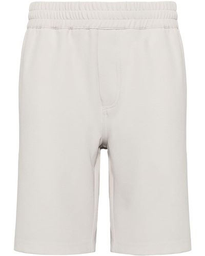 Samsøe & Samsøe Smith Elasticated-waist Shorts - White