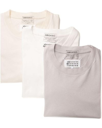 Maison Margiela Katoenen T-shirt Set - Wit