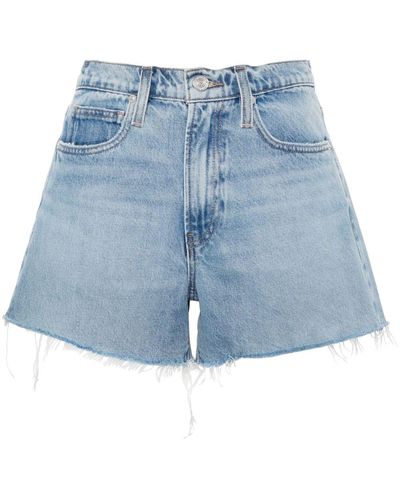 FRAME Le Brigette Jeans-Shorts - Blau