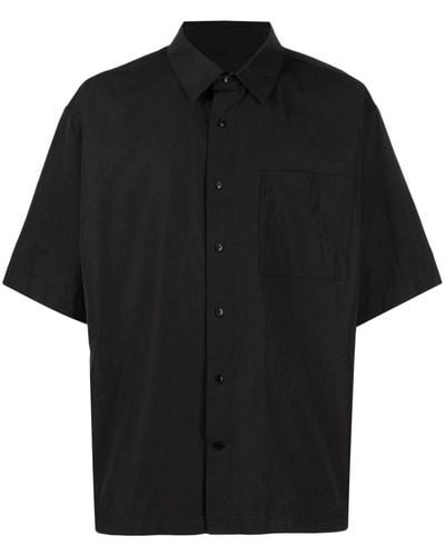 Alexander Wang Short-sleeve Poplin Shirt - Black