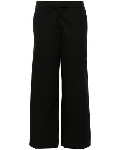 PT Torino Wide-leg Pants - Black