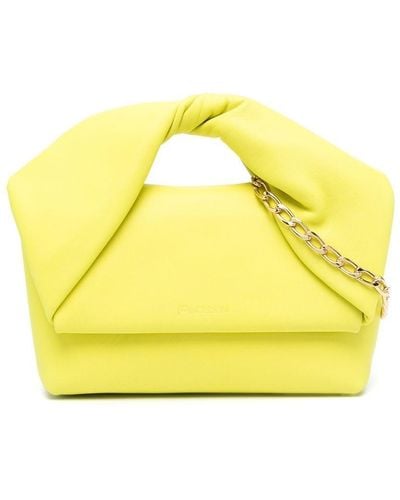 JW Anderson Leather Tote Bag - Yellow