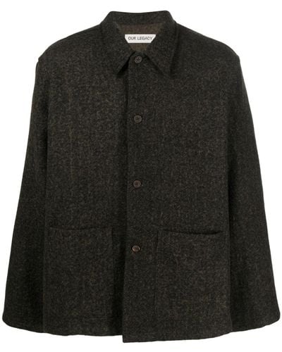 Our Legacy Haven Single-breasted Jacket - Black
