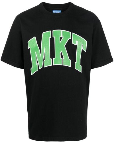 Market Logo-print Cotton T-shirt - Green