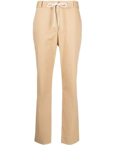 Eleventy Tapered Drawstring Trousers - Natural