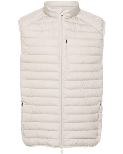 Save The Duck Dave Padded-design Gilet - White