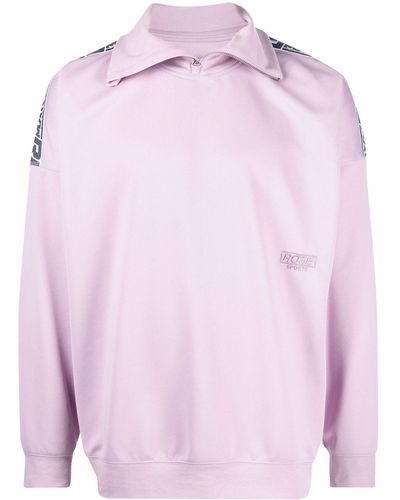 Martine Rose Logo-trim Jacket - Pink