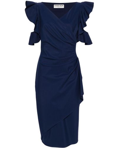 La Petite Robe Di Chiara Boni Beaurisse Midi Dress - Blue
