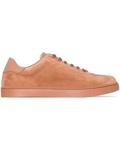 Gianvito Rossi Suede Low-top Trainers - Brown