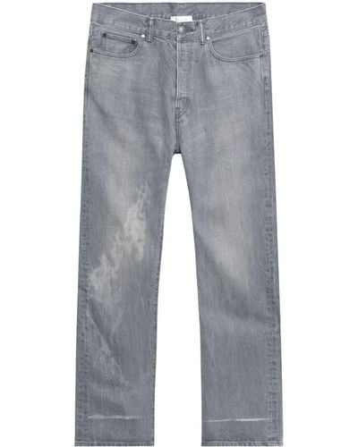 John Elliott Straight-leg cotton jeans - Gris