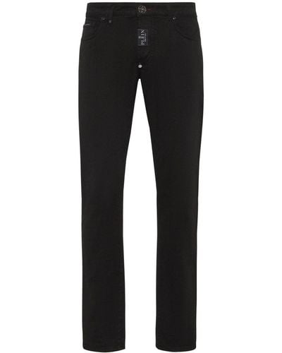Philipp Plein Five-pocket Slim-fit Jeans - Black