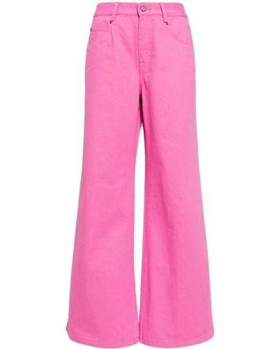 JNBY Wide-leg Jeans - Pink