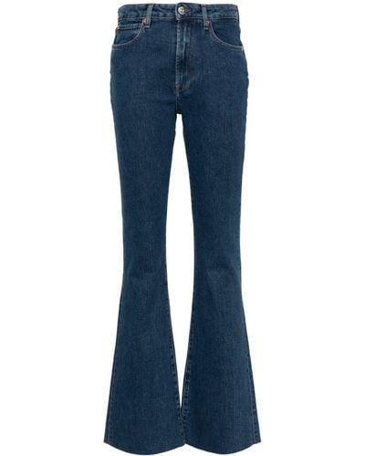 3x1 Jeans Farrah svasati a vita alta - Blu