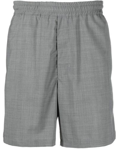 Low Brand Shorts mit elastischem Bund - Grau