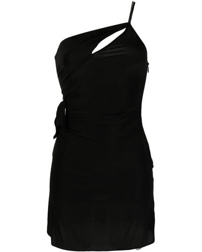 N°21 One-shoulder Fitted Dress - Black