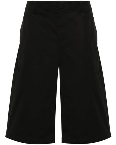 Lemaire Twill-Weave Bermuda Shorts - Black