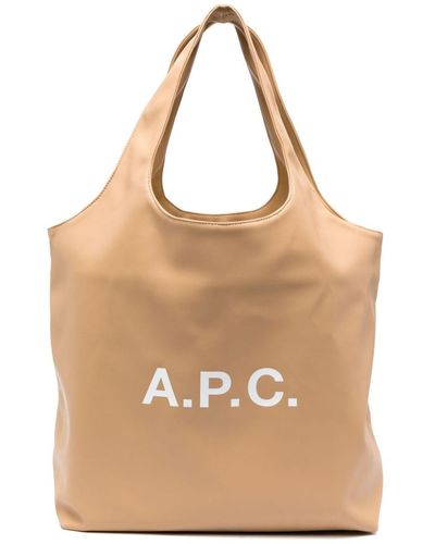 A.P.C. Large Ninon Tote Bag - Natural
