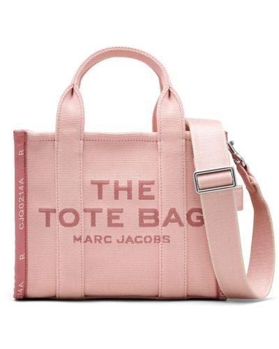 Marc Jacobs Petit sac à main The Small Jacquard - Rose