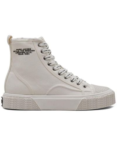 Marc Jacobs Canvas High-top Trainers - Natural