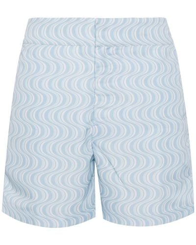 Frescobol Carioca Copa Camada Swim Shorts - Blue
