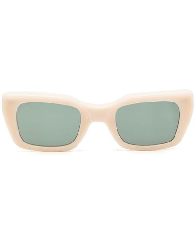 Undercover Sonnenbrille mit eckigem Gestell - Grün