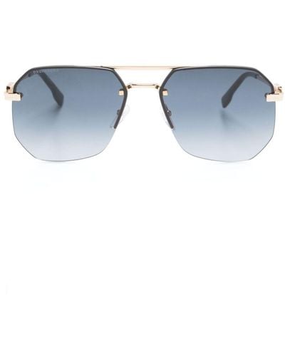 DSquared² Hype Pilot-frame Sunglasses - Blue