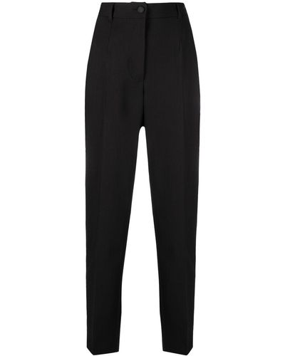 Dolce & Gabbana High Waist Pantalon - Zwart