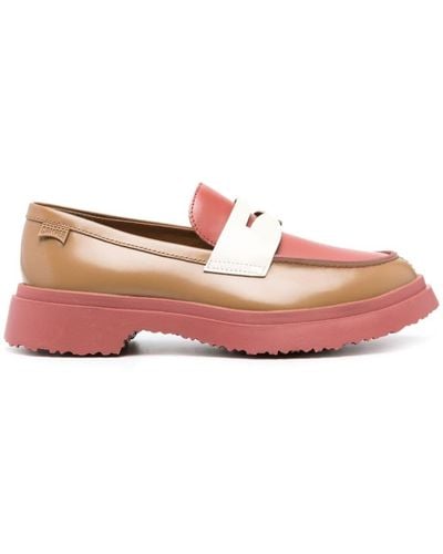 Camper Walden Twins Colour-block Leather Loafers - Roze
