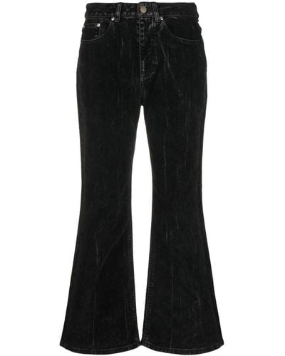 Stella McCartney Ausgestellte Cropped-Jeans - Mehrfarbig