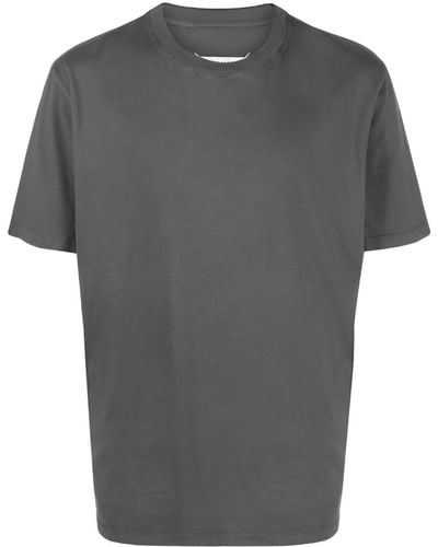 Maison Margiela T-Shirt mit Ziernähten - Grau