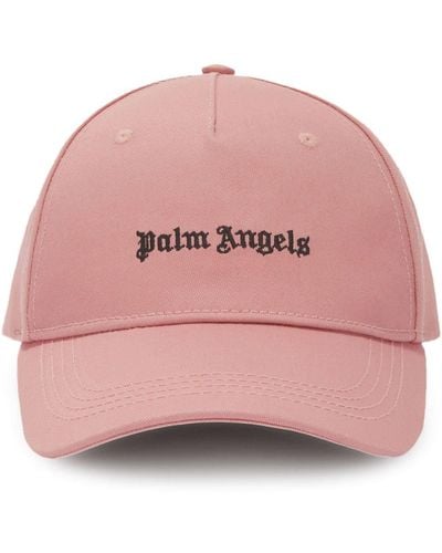 Palm Angels Casquette à logo brodé - Rose