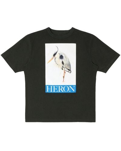 Heron Preston Heron プリント Tシャツ - ブラック