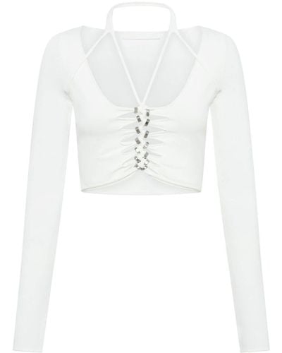 Dion Lee Cropped Top - Wit