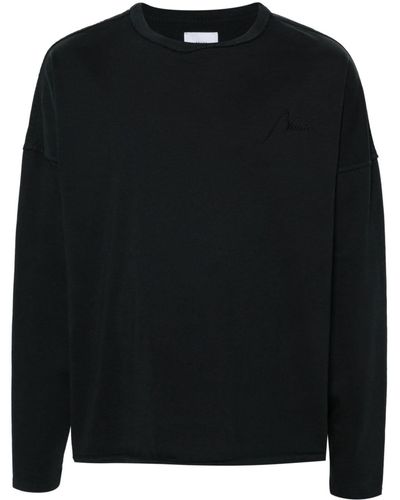 Rhude Katoenen T-shirt Met Geborduurd Logo - Zwart