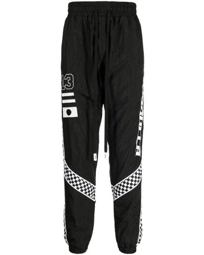 Haculla Racer Overload Logo-print Track Trousers - Black