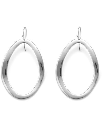 Ippolita Classico Wavy Oval Drop-earrings - Metallic