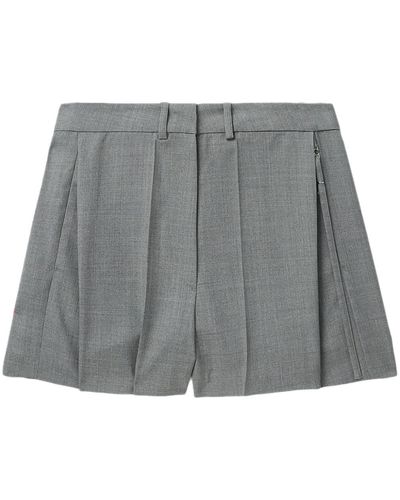 Low Classic Mid-rise Tailored Shorts - Grey
