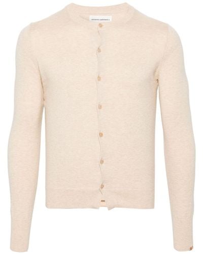 Extreme Cashmere N°332 Little Bit Knitted Cardigan - Natural