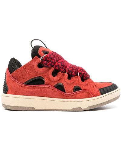 Lanvin Curb Trainers - Red