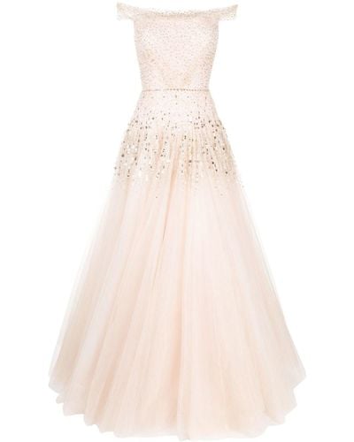 Jenny Packham Sirena Sequin-embellished Gown - Pink