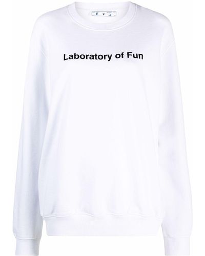 Off-White c/o Virgil Abloh Laboratory Of Fun スウェットシャツ - ホワイト